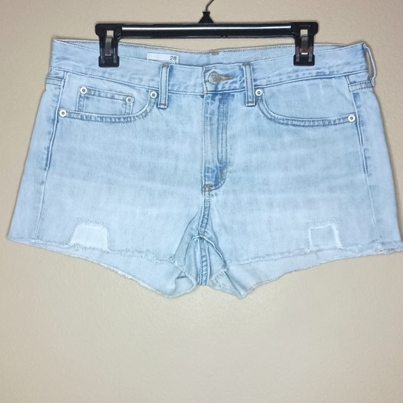 Gap Distressed Slim Shorts - Picture 1 of 7